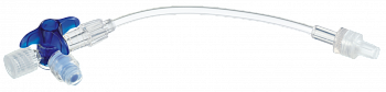 Кран 3-ходовой Дискофикс С с Сэйффлоу 360° синий линия 50 см купить в Краснодаре
