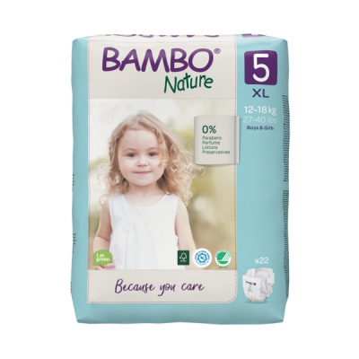 Эко-подгузники Bambo Nature 4 (7-14 кг), 24 шт купить оптом в Краснодаре