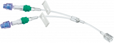 Удлинительная Y-линия с 2-мя коннекторами Сэйффлоу и возвратным клапаном 12 см купить оптом в Краснодаре