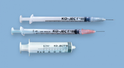 Шприц инъекционный 3х-компонентный с иглой G29 (0,33х12мм) 1мл инсулиновый U-100 — 100 шт/уп купить оптом в Краснодаре